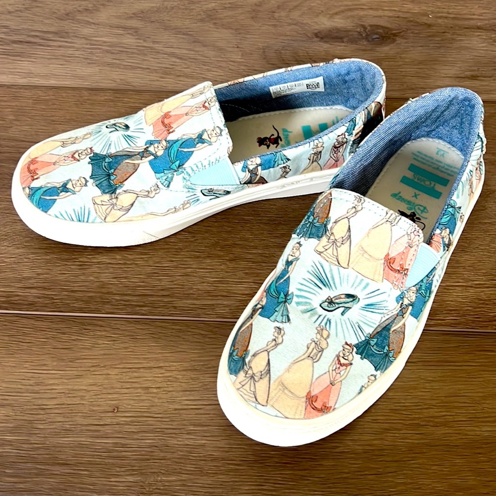 Disney x TOMS Princess slip-on shoes